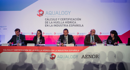 Jornada sobre Clculo y certificacin de la huella hdrica en Espaa, organizada por Aqualogy, Aenor y Estrella Levante...