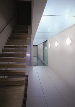 Luminarias LED de techo o pared con forma de globo ideales para entradas, pasillos y vestbulos