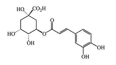 Figura 1. Estructura qumica del cido clorognico (cido 5-O-cafeoilqunico)