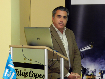Fernando Menndez, responsable de Equipos de perforacin de superficie y Exploracin en Atlas Copco SAE