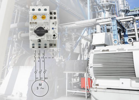 El mdulo de PKE-XZMR indica una sobrecarga del motor antes de que el contactor desconecte el motor con el fin de permitir medidas de mantenimiento...