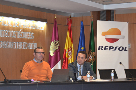 lvaro de Fuentes (izquierda), Cype, y Toms Gonzlez, Repsol