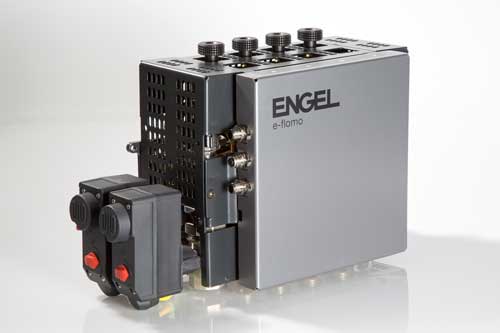 El nuevo distribuidor de agua con control de temperatura Engel e-flomo est equipado con vlvulas de control elctricas...