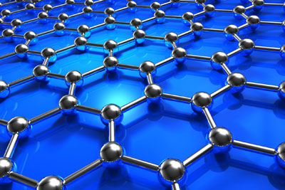 Modelo de estructura de grafeno molecular