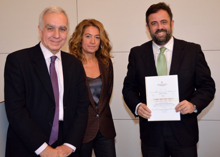 El secretario de Medio Ambiente y Sostenibilidad, Josep Enric Llebot, la directora General de Qualitat Ambiental...