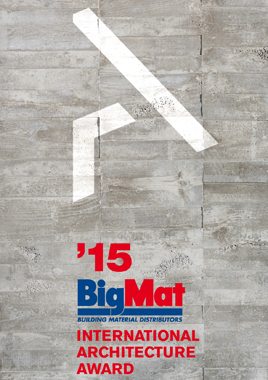 Cartel promocional de la segunda edicin de los premios BigMat15 International Architecture Award