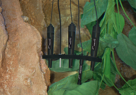 Sensores instalados en el rea de las piraas