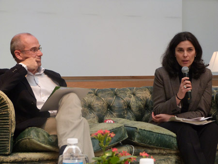 Margarita Ruiz, subdirectora de residuos de Magrama, durante su ponencia en la Jornada