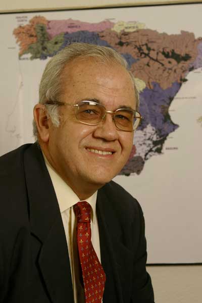 Andrs del Campo, President of the National Federation of the community of Regantes (Fenacore)