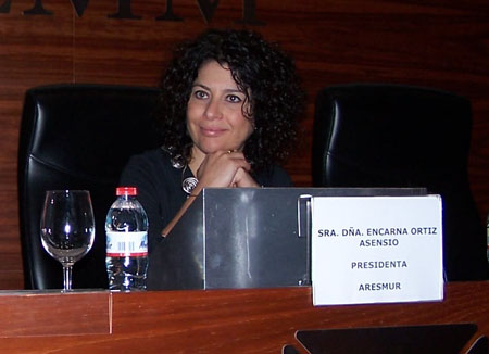Encarna Ortiz, presidenta de Aresmur