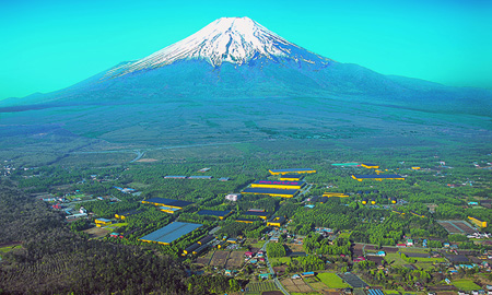 Imagen de Fanuc City a los pies del Monte Fuji (Japn)