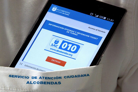 Servicio de atencin ciudadana de Alcobendas con tecnologa Qmatic