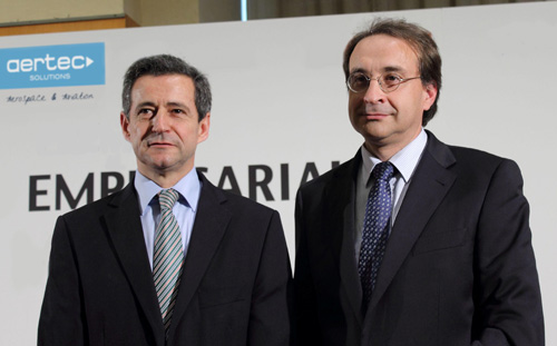 Antonio Gmez-Guillamn y Vicente Padilla, directores generales y fundadores de Aertec Solutions