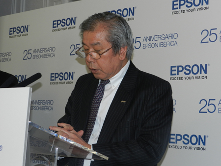 Hiromi Taba, presidente europeo de Epson