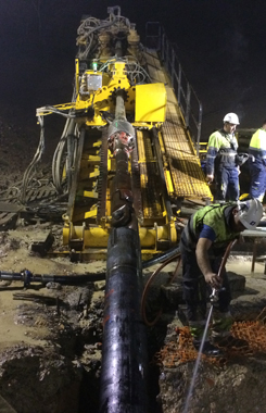 Instalacin de la tubera de gas