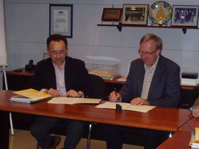 Alonso (Director General de Internacional Alonso, S.l.) y Kjell (Vice President Sales NovaCast AB)