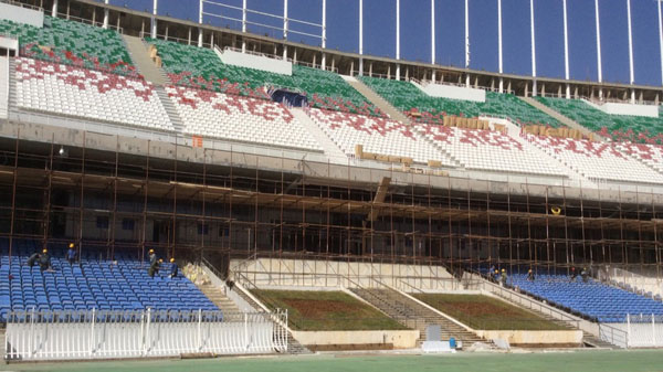 Nuevo gradero del Estadio Olmpico de Argel