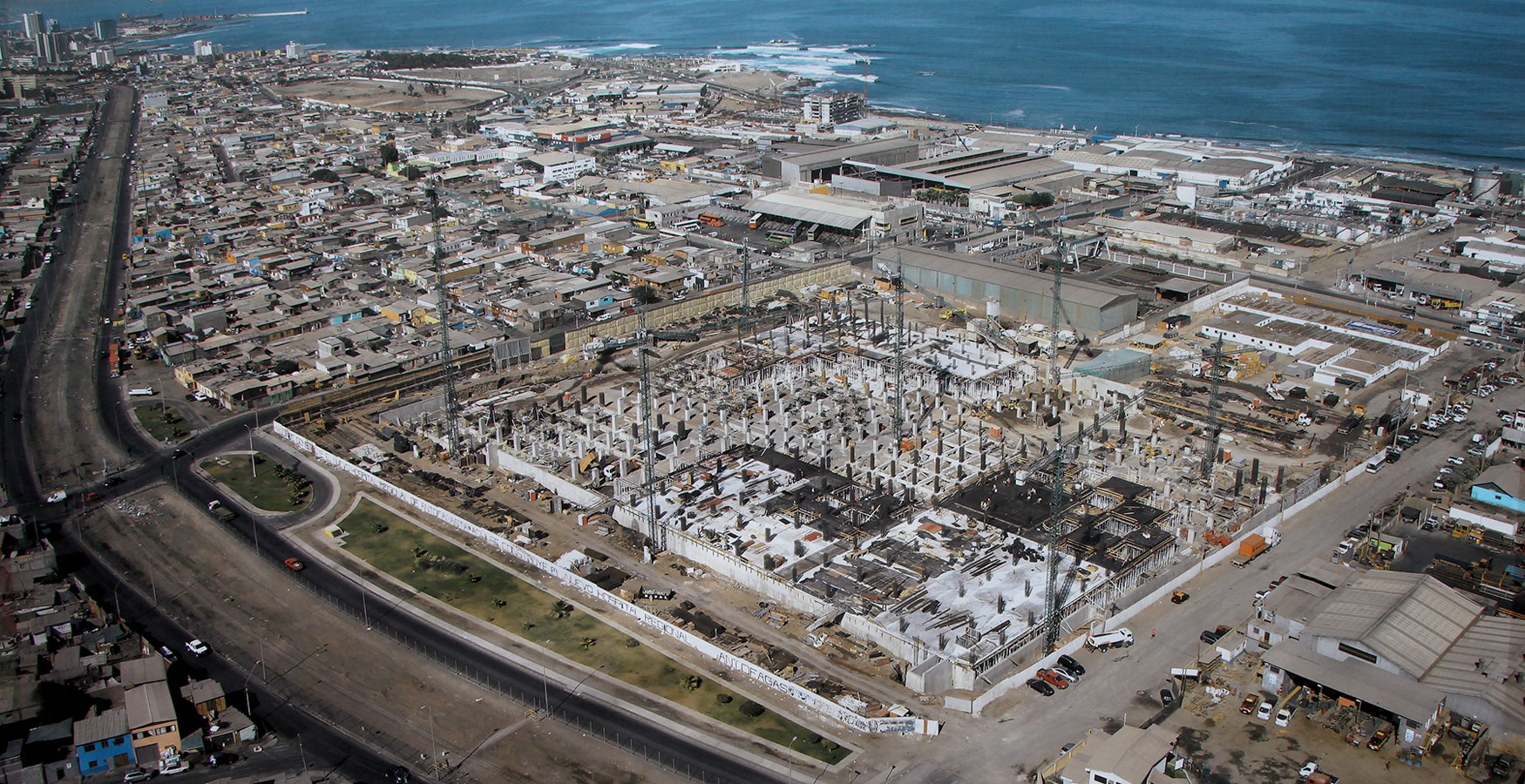 Construccin del Hospital de Antofagasta, el mayor centro hospitalario de Chile