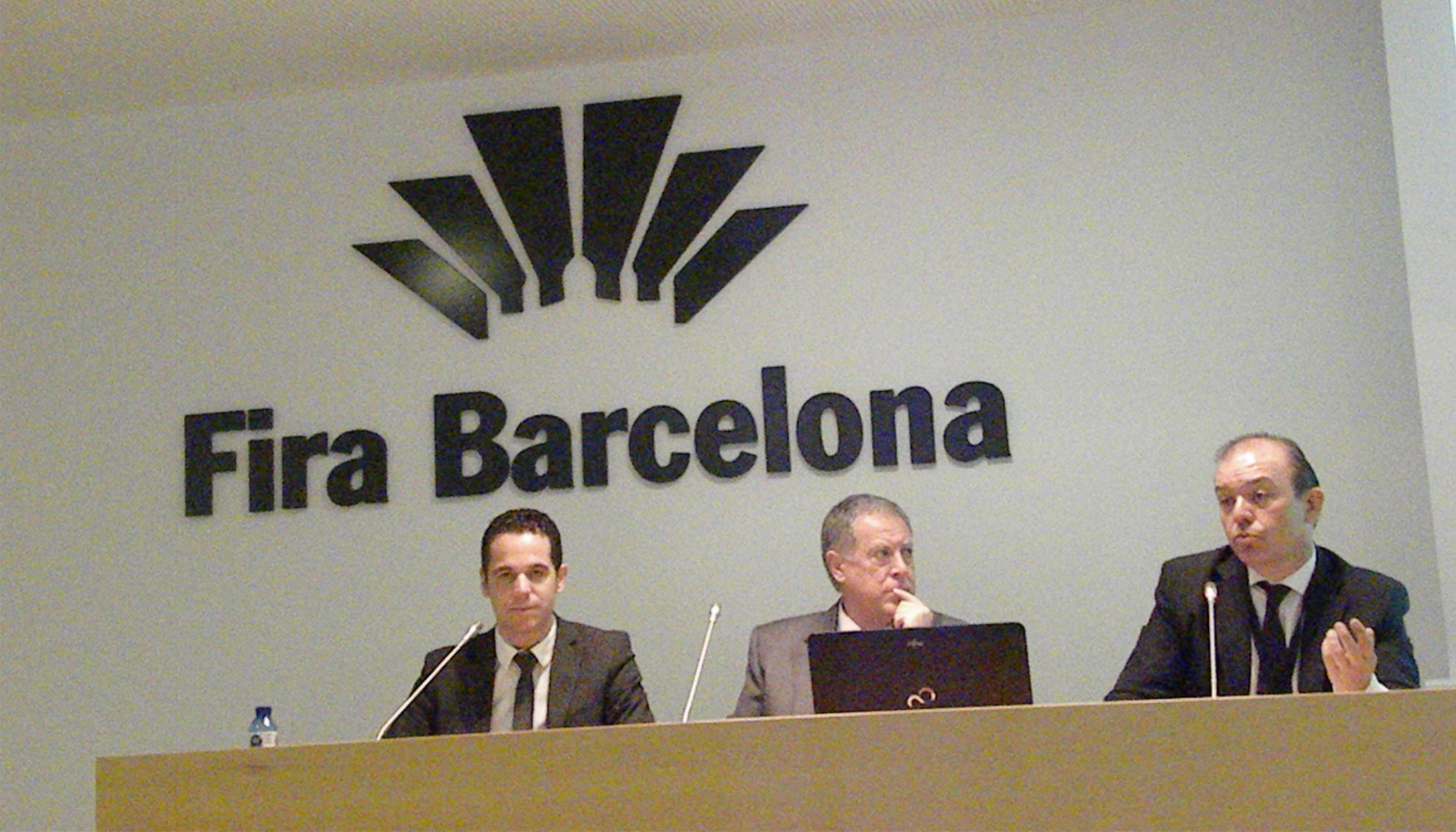 La sala de prensa de Fira de Barcelona fue el escenario escogido para presentar la gua