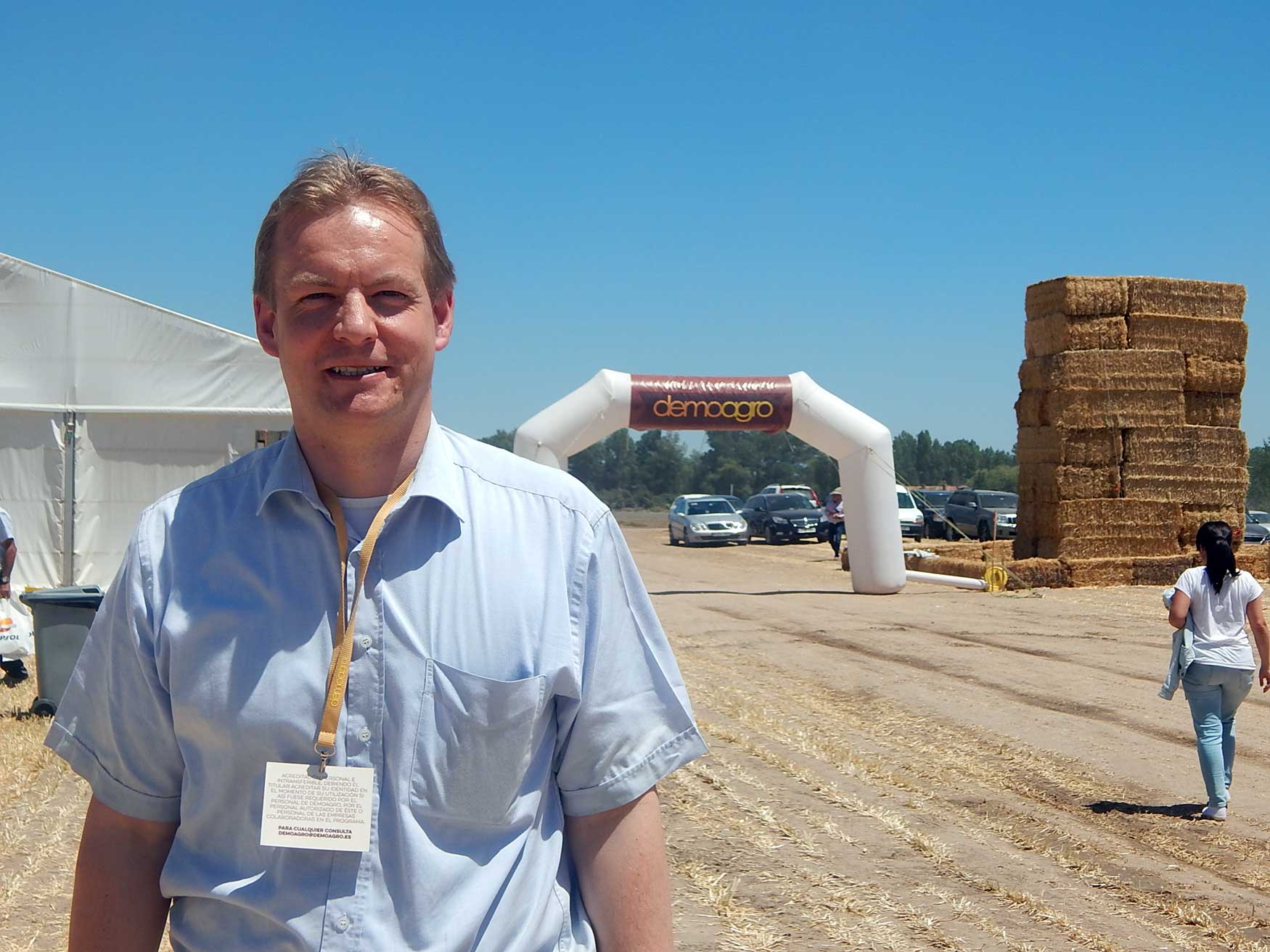 Ulrich Adam, secretario general de CEMA, en la pasada edicin de Demoagro