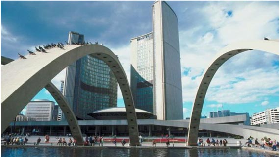 La nueva l�nea de 19 kil�metros discurre por una de las principales arterias de la ciudad de Toronto, la avenida de Eglinton...