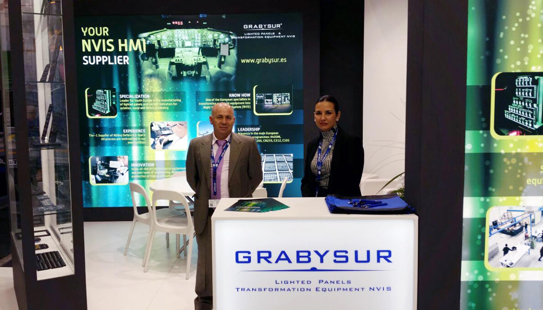 Grabysur quiere reforzar su posicionamiento como una de las pocas empresas especialistas en paneles iluminados y equipamiento de visin nocturna...