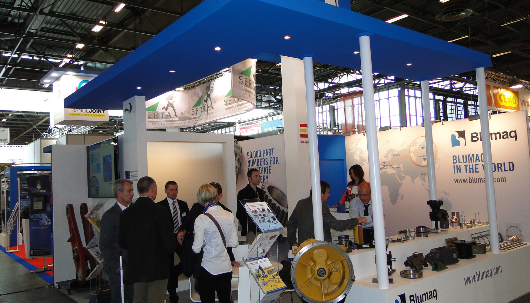 Stand de Blumaq en Intermat 2015