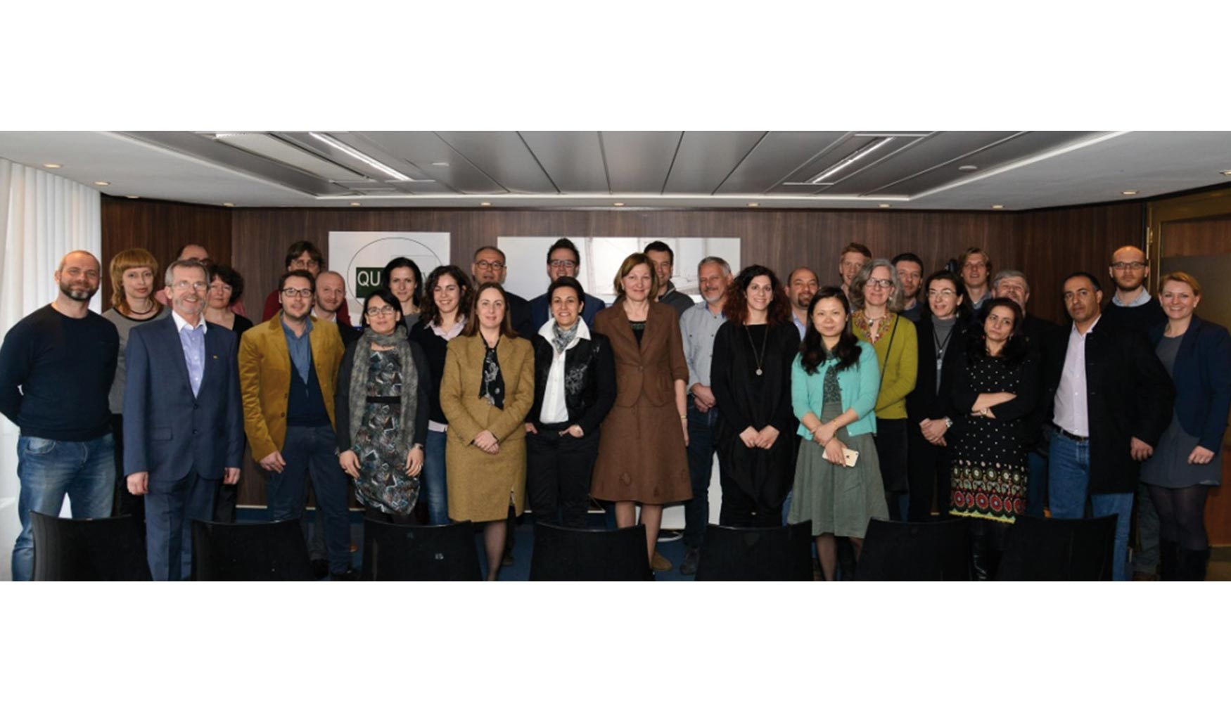 Todos los socios de QUAFETY durante el evento del proyecto final (25-03-2015, Rotterdam, Pases Bajos)