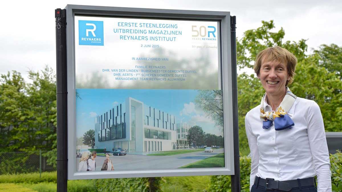 Martine Reynaers, CEO de Reynaers Aluminium
