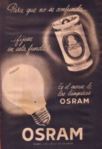 Publicidad Osram Para que no se confunda