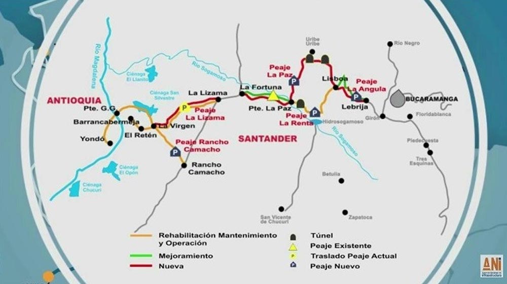 Lidera el consorcio encargado de los 152 kil�metros de la Autopista Bucaramanga-Barrancabermeja-Yond� (BBY)