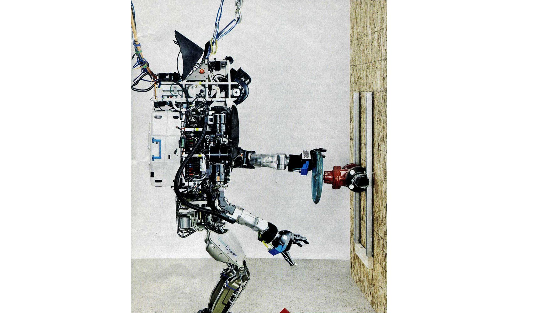 Una operacin peligrosa, abrir un depsito de gas. El robot ahorra desgracias personales. La mquina-robot debe pesar el mnimo en kg...