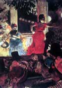 E. Degas. Aux Ambassadeurs (1877). Monoestampa