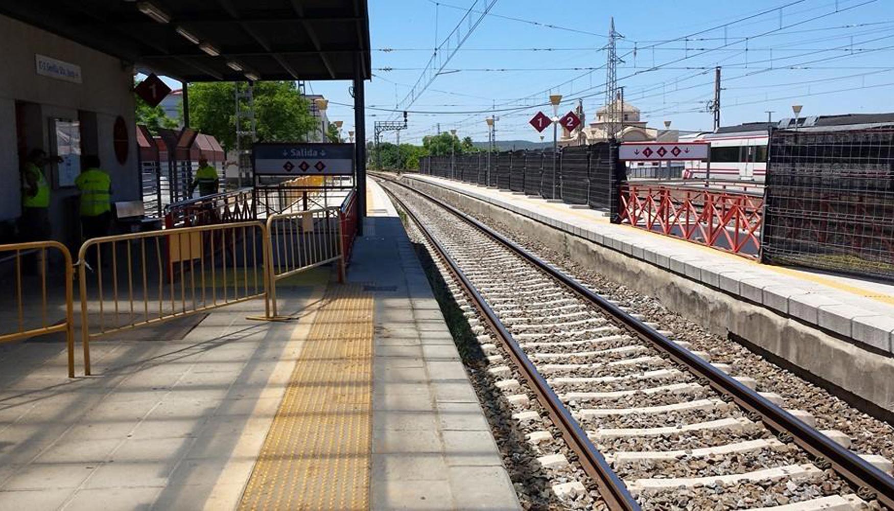 Ejemplo de recrecido de andenes