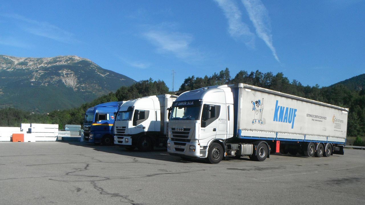 Ms de 20.000 camiones circulan por los centros de Knauf en Espaa