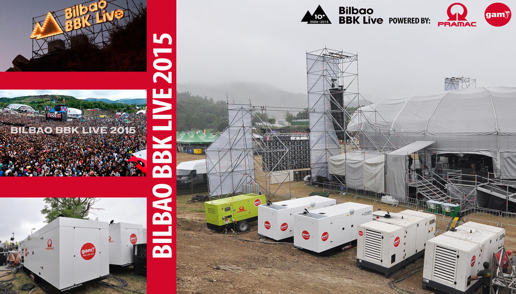 Cartel de Pramac para el Bilbao BBK Live