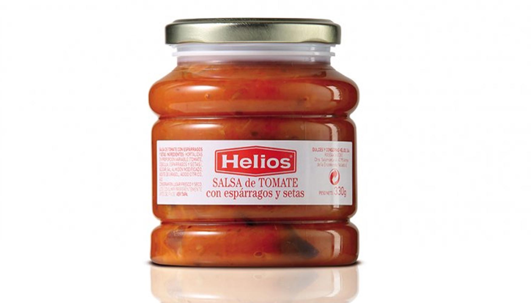 Tarro de PET ThermaLite de Helios para salsas, presentado por Plastipak Iberia