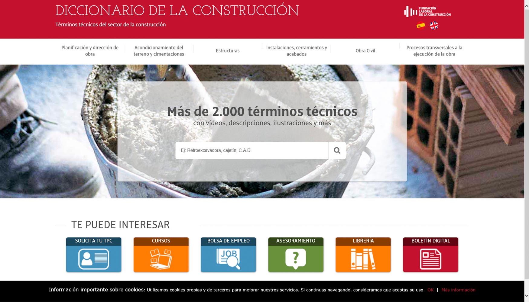 Diccionario on line de la construccin