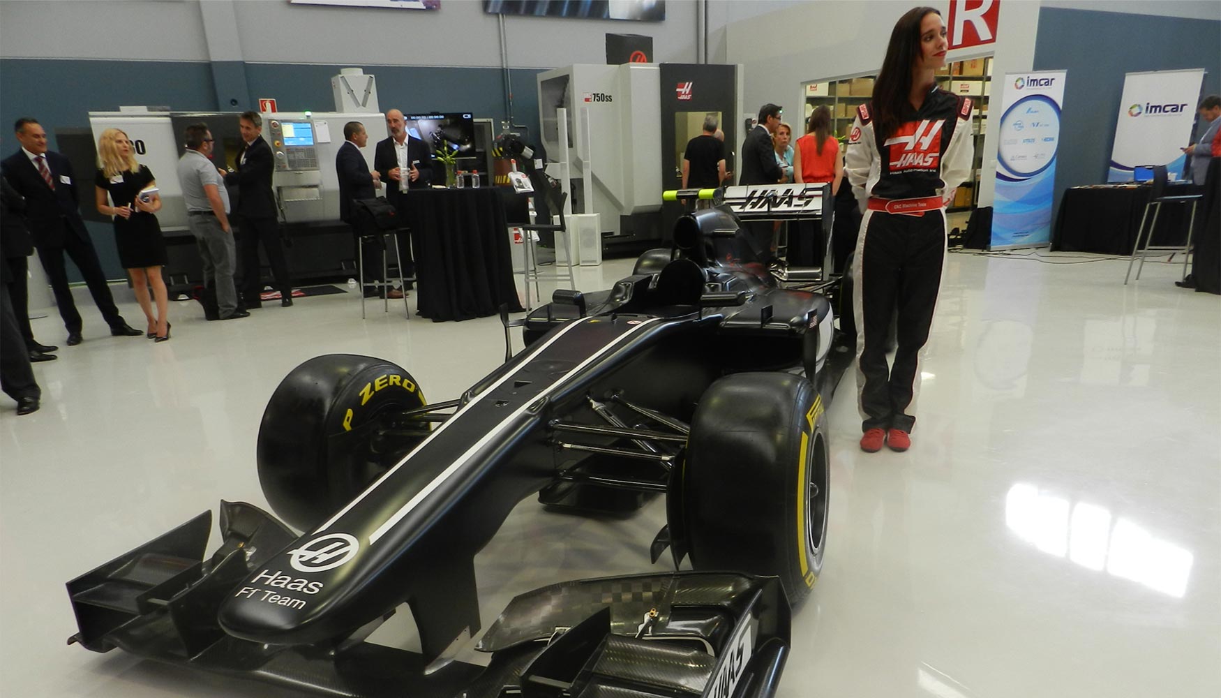 Presentacin del monoplaza de Haas F1 Team