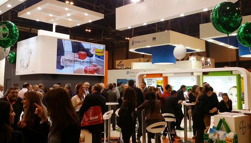 Stand de Bayer durante la edicin de Fruit Attraction