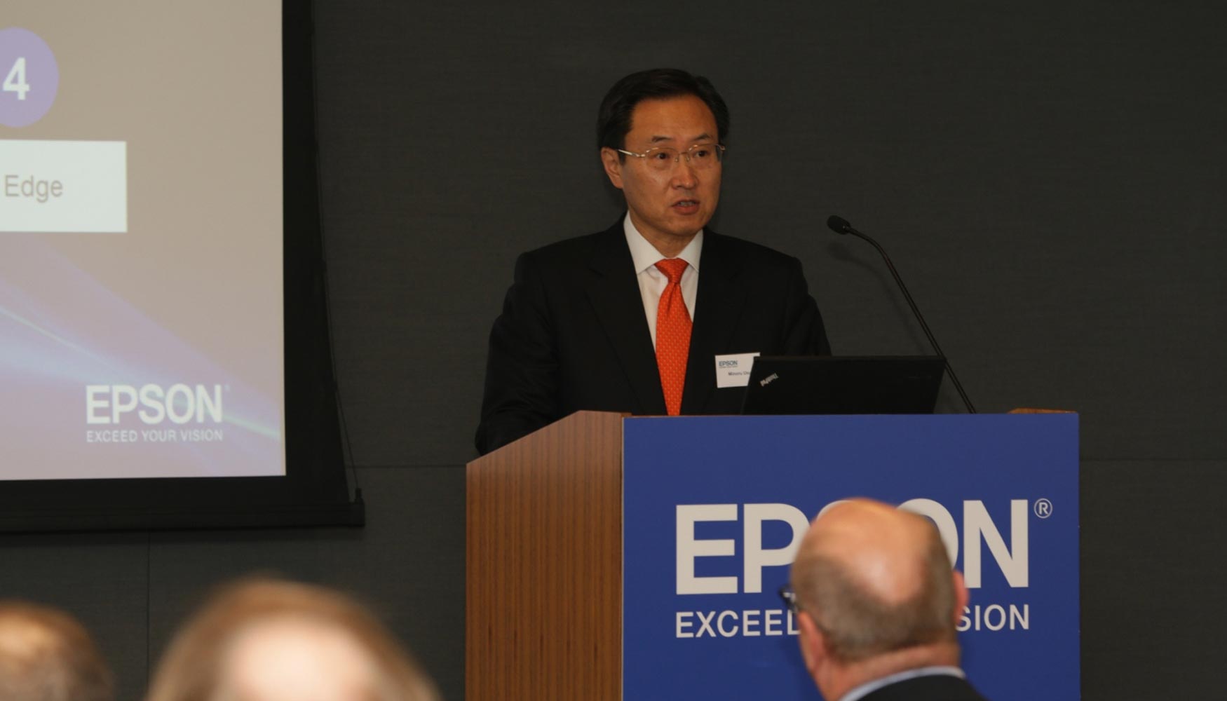 Minoru Usui, presidente mundial de Epson