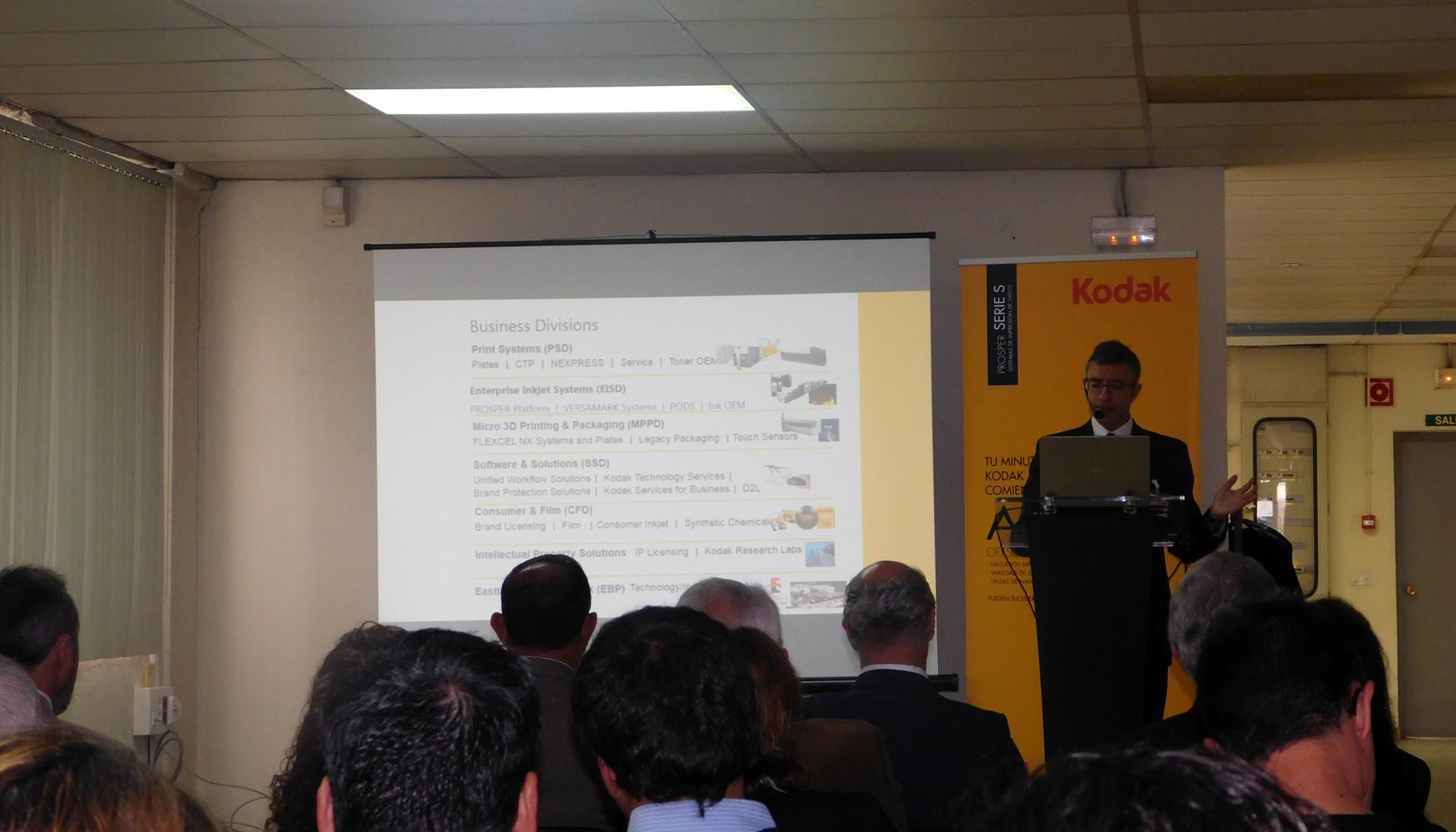 Roberto Snchez, managing director de Kodak Iberia