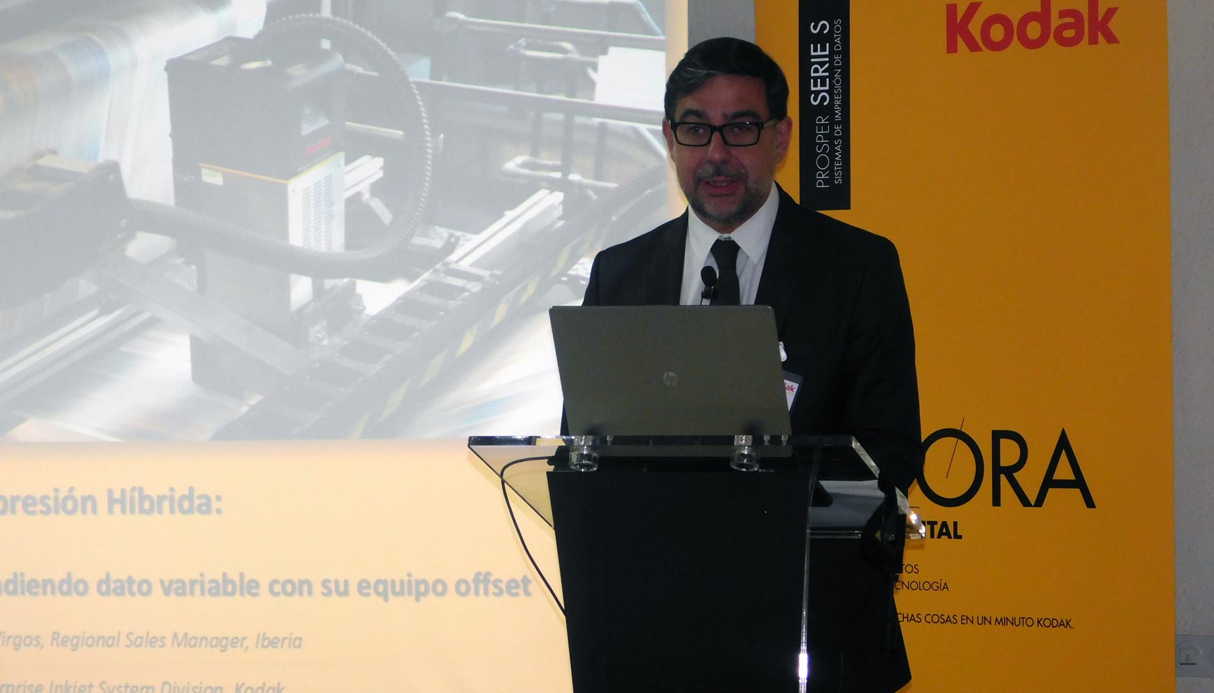 Luis Virgos, responsable de impresin digital para Espaa y Portugal de Kodak