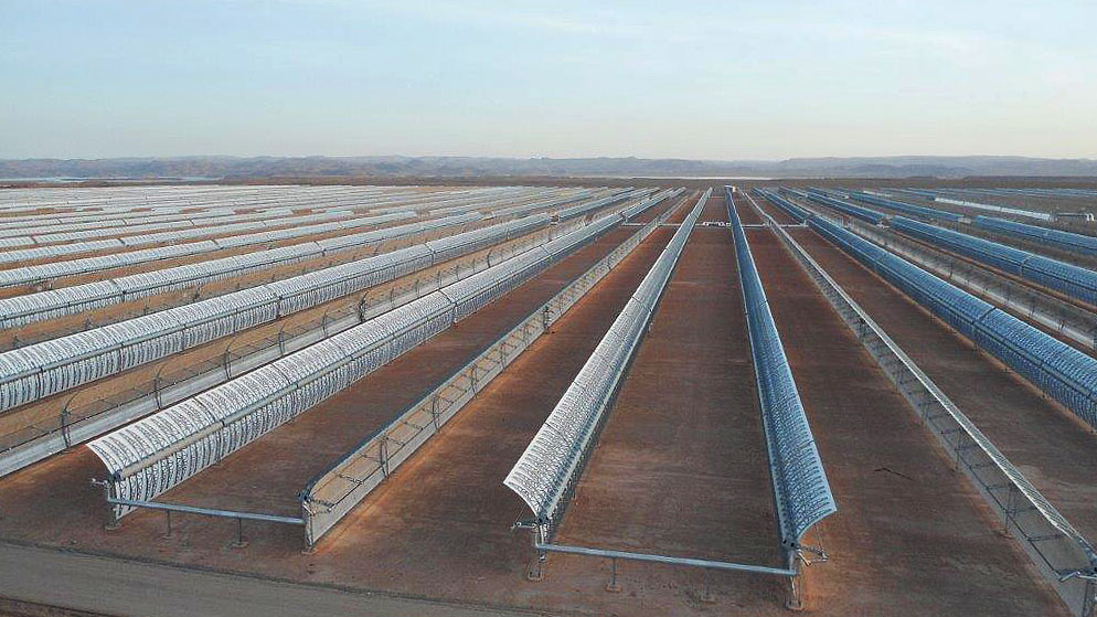 Central termosolar NOORo 1 en Ouarzazate (Marruecos). Foto cortesa de Sener