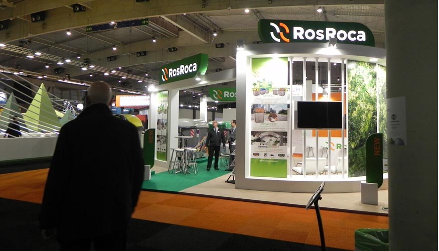 Stand de Ros Roca en el 'Smart City Expo & World Congress' de Barcelona