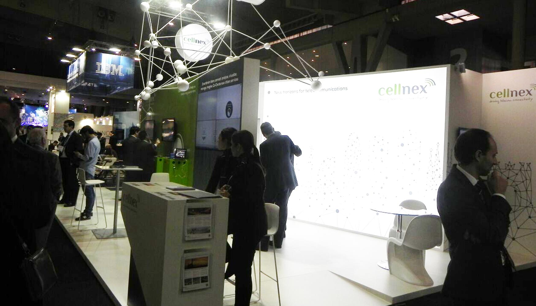 Stand de Cellnex Telecom en el Smart City Expo & World Congress de Barcelona