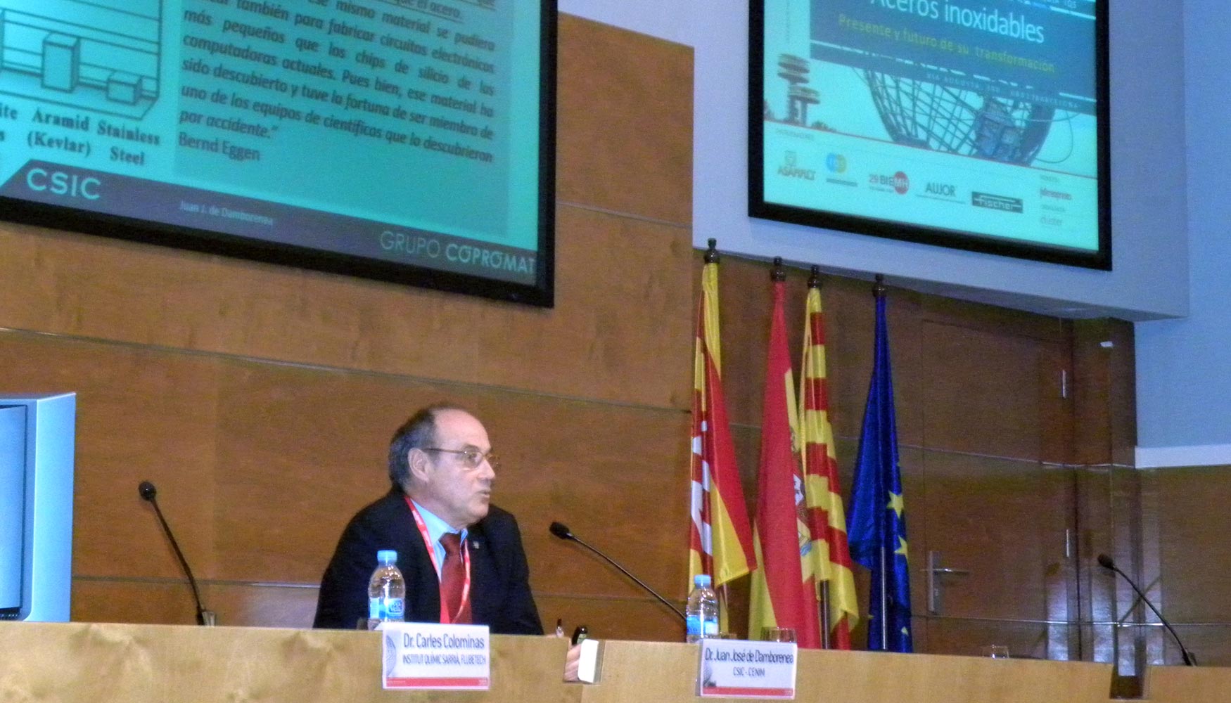 El doctor Juan Jos de Damborenea, profesor de investigacin del CSIC-CENIM...