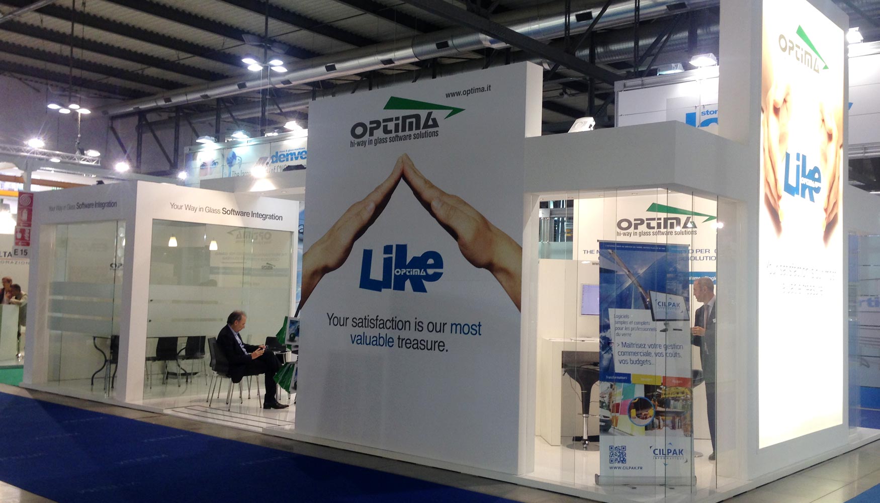 Stand de Optima en Vitrum 2015