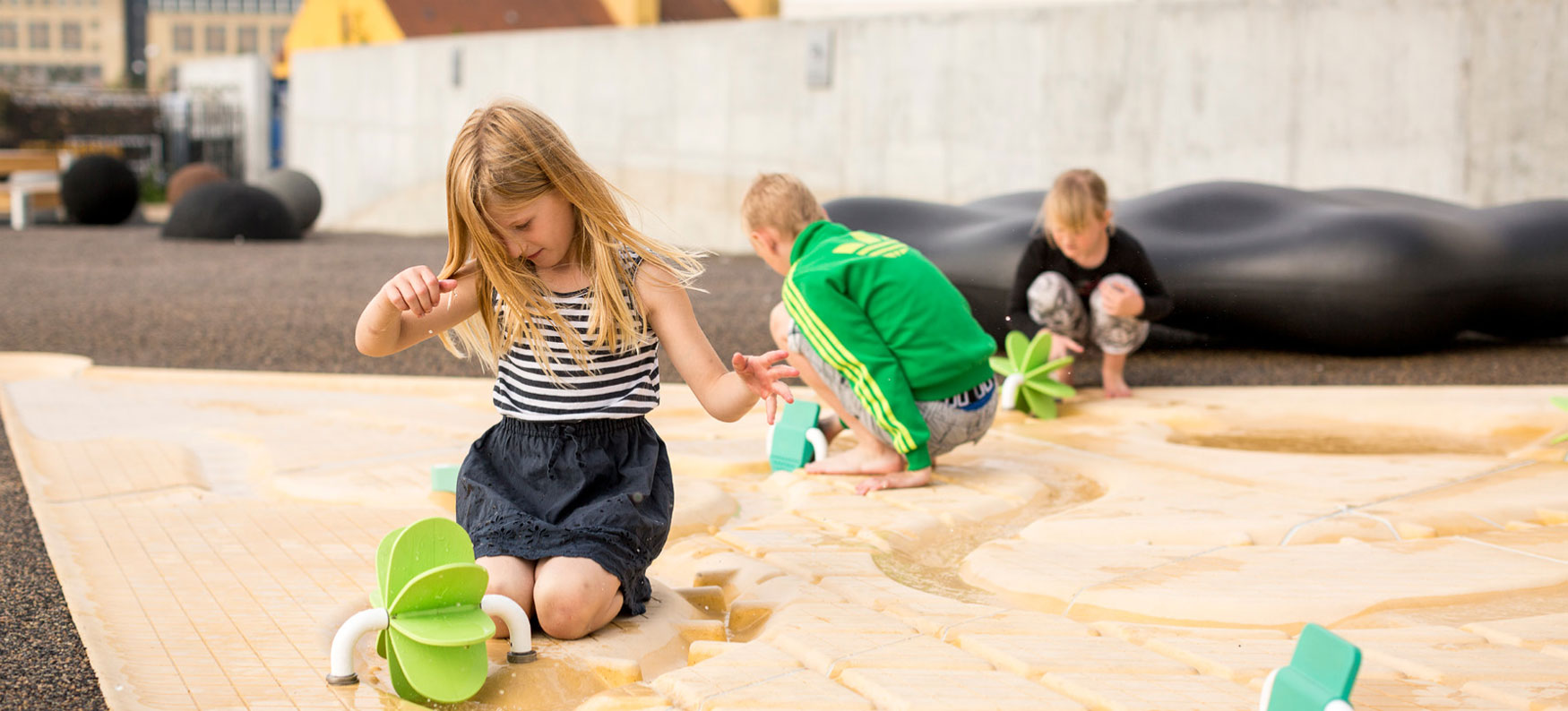 Water Journey, de Vortex, en el acuario Den Bl de Copenhague