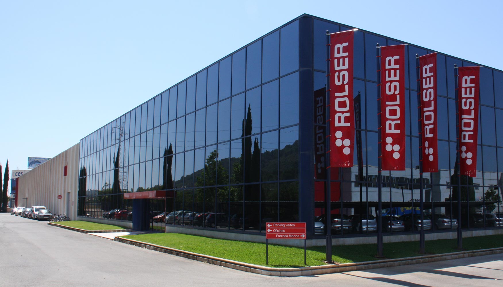 Actual edificio de Rolser, en el Polgono Industrial Les Galgues, en Pedreguer (Alicante)